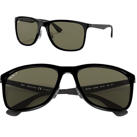 RAYBAN Polarized RB431359-P Sunglasses Unisex 58-19 NEW With Tags - Picture 1 of 10